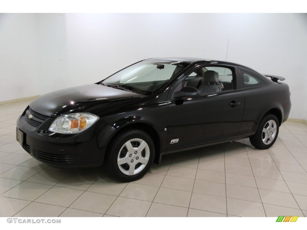 2007 Cobalt LS Coupe - Black / Gray photo #3