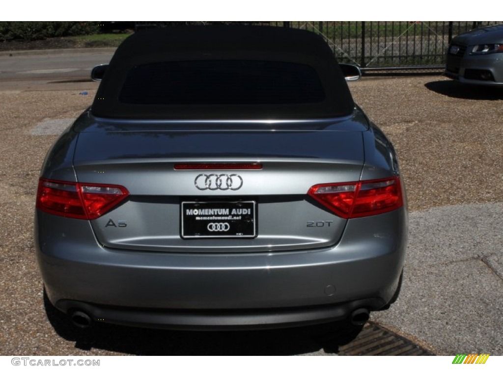 2010 A5 2.0T quattro Cabriolet - Quartz Gray Metallic / Light Gray photo #10