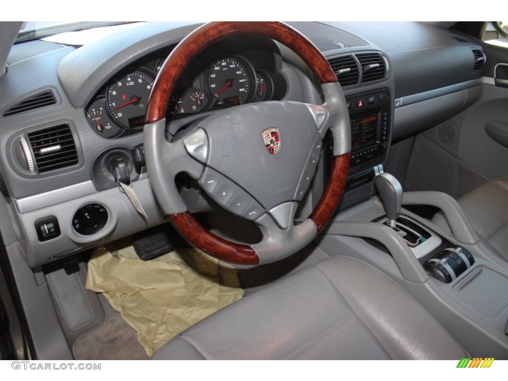 Stone/Steel Grey Interior 2008 Porsche Cayenne Tiptronic Photo #87486194