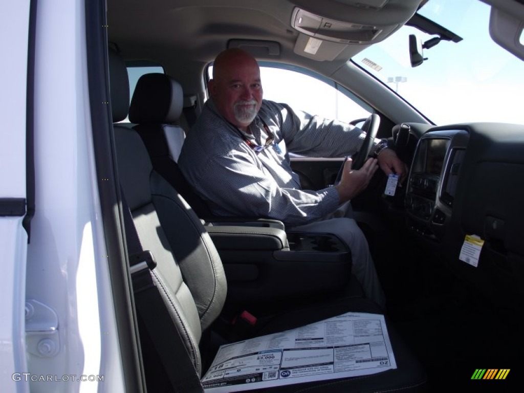 2014 Silverado 1500 LT Crew Cab 4x4 - Summit White / Jet Black photo #7