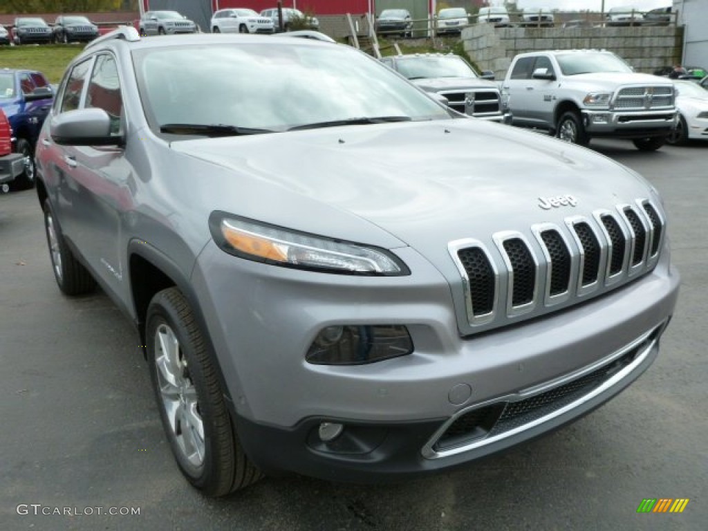 Billet Silver Metallic 2014 Jeep Cherokee Limited 4x4 Exterior Photo #87486504