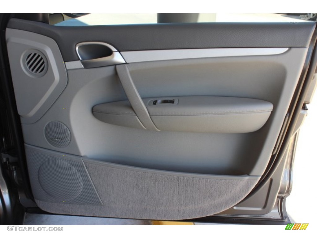 2008 Porsche Cayenne Tiptronic Stone/Steel Grey Door Panel Photo #87486575