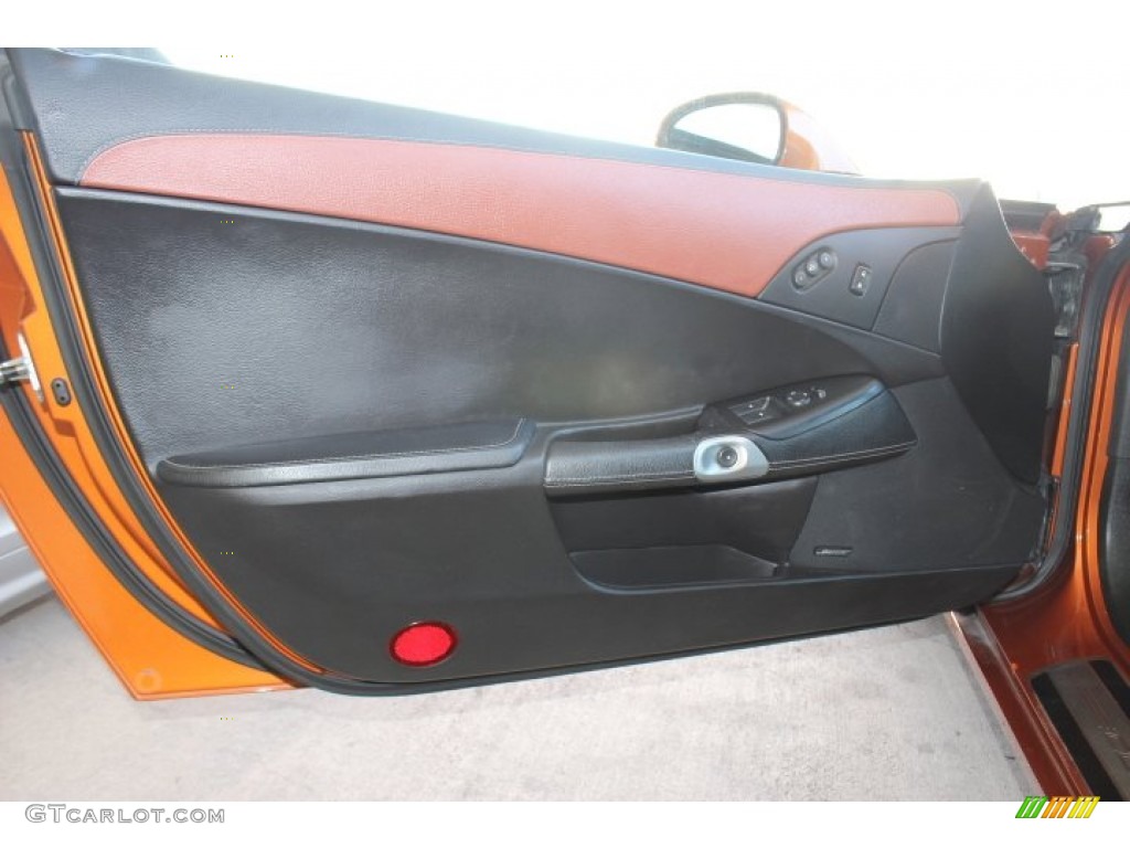 2008 Corvette Z06 - Atomic Orange Metallic / Sienna photo #12