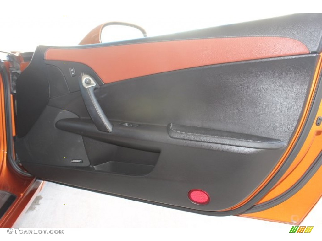 2008 Corvette Z06 - Atomic Orange Metallic / Sienna photo #29