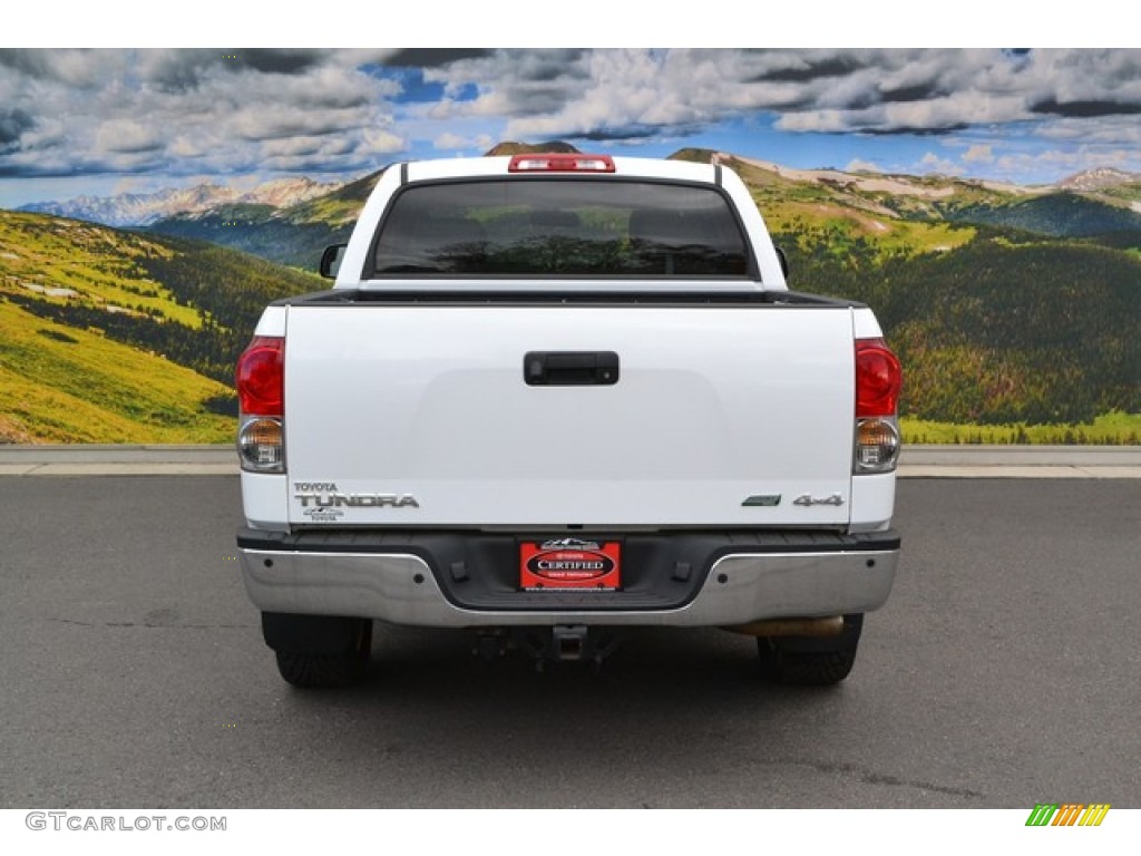 2009 Tundra Limited CrewMax 4x4 - Super White / Graphite Gray photo #8