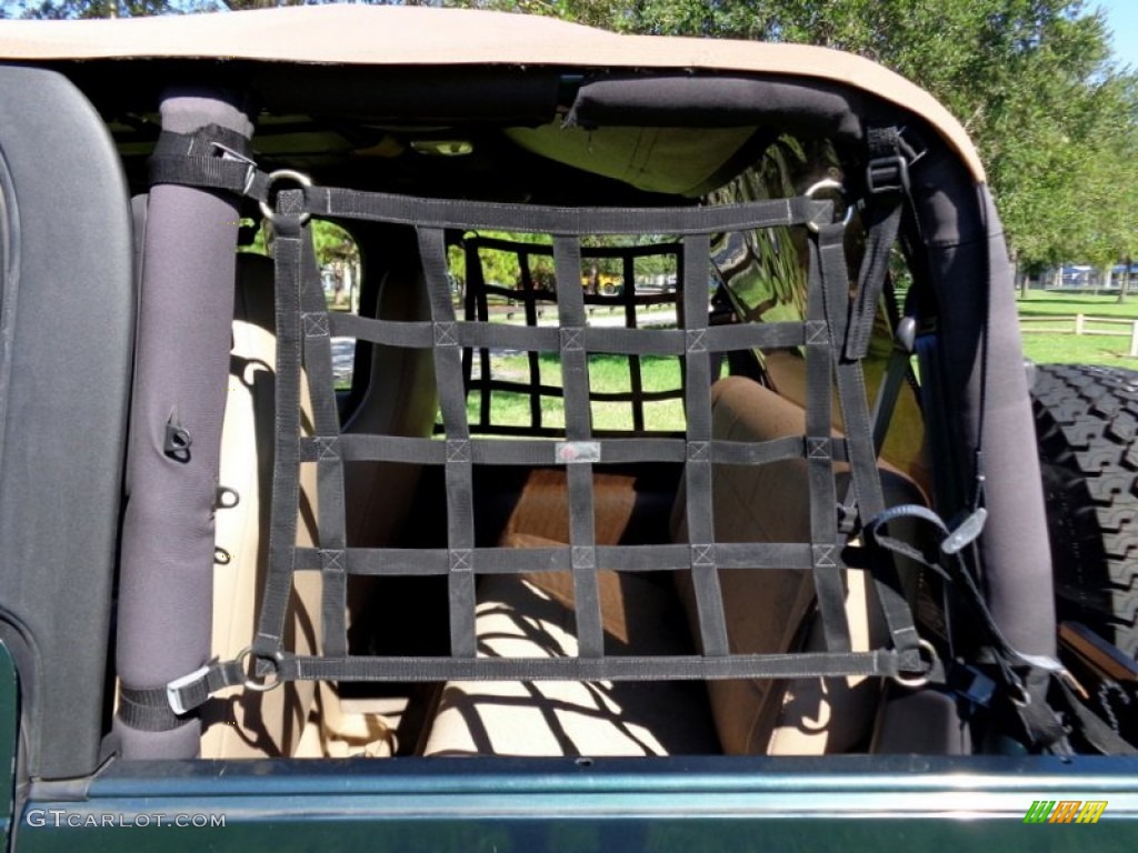 2001 Wrangler Sport 4x4 - Forest Green / Camel photo #14