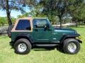 2001 Forest Green Jeep Wrangler Sport 4x4  photo #24