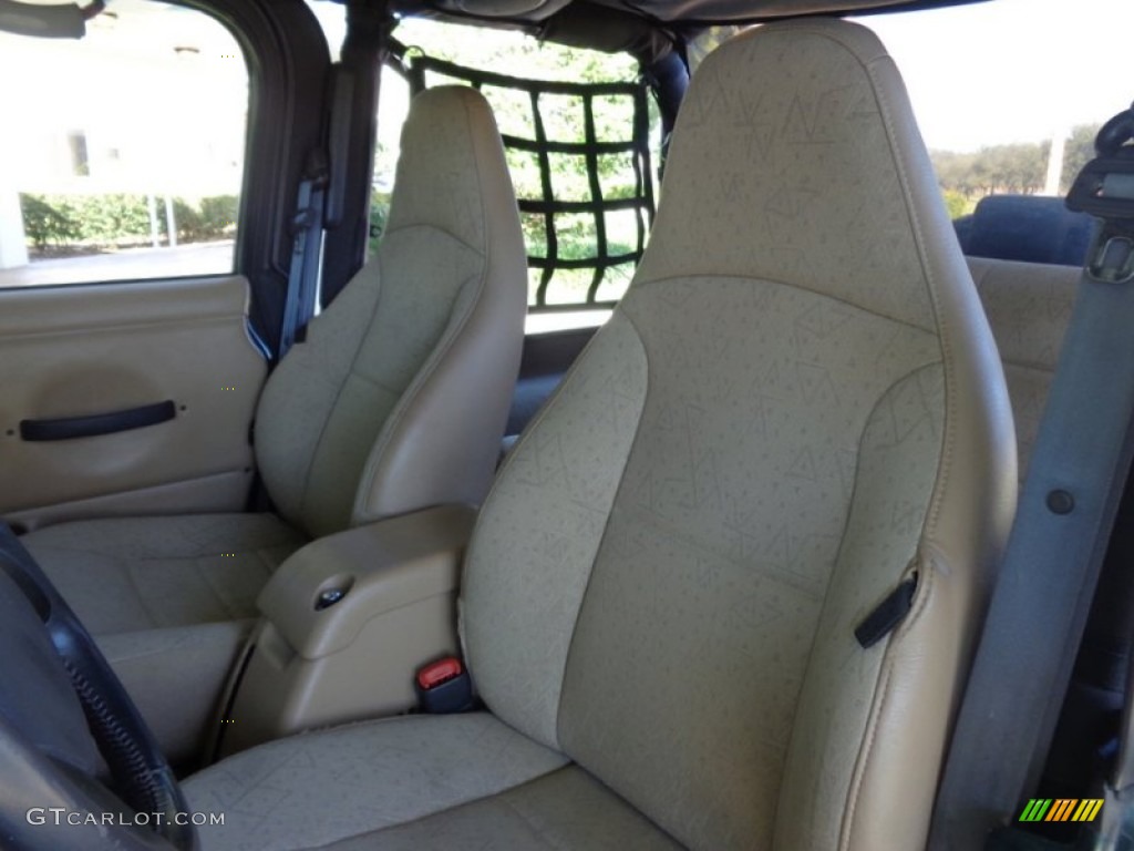 2001 Wrangler Sport 4x4 - Forest Green / Camel photo #27