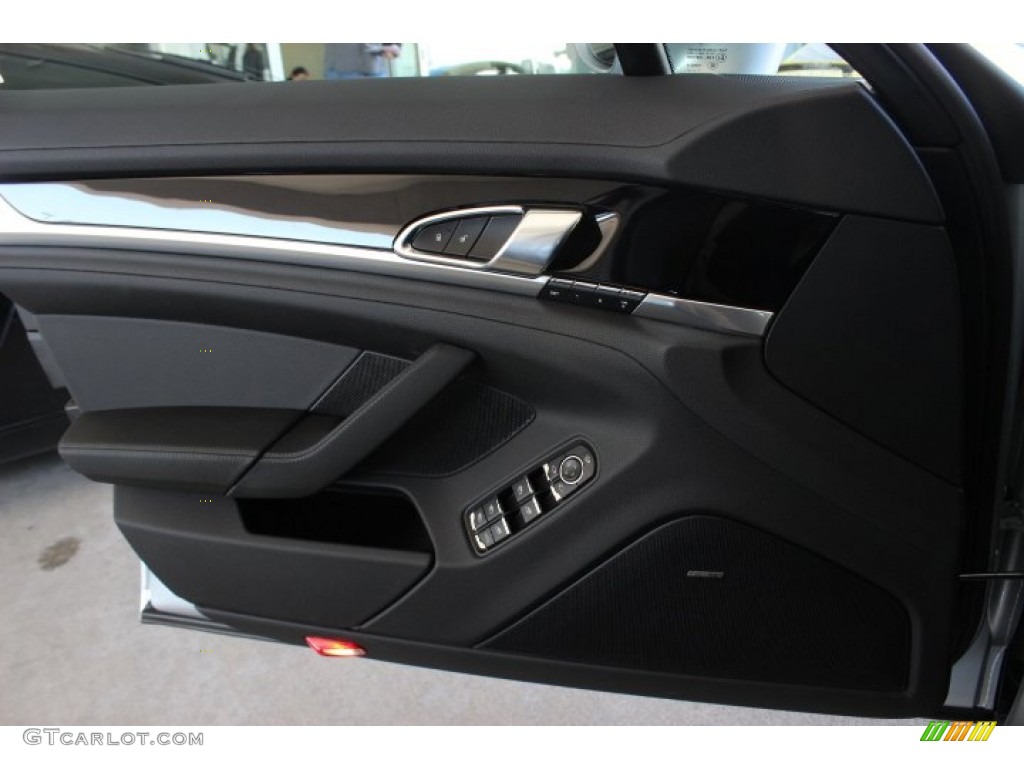 2014 Porsche Panamera Standard Panamera Model Black Door Panel Photo #87488474