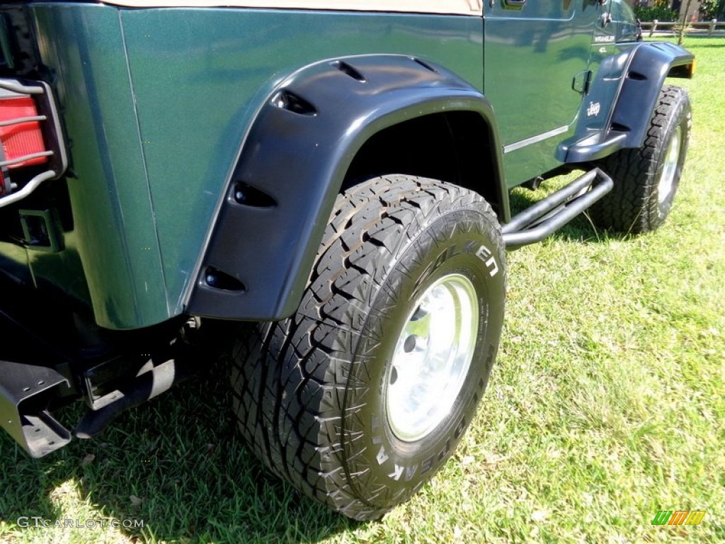 2001 Wrangler Sport 4x4 - Forest Green / Camel photo #32