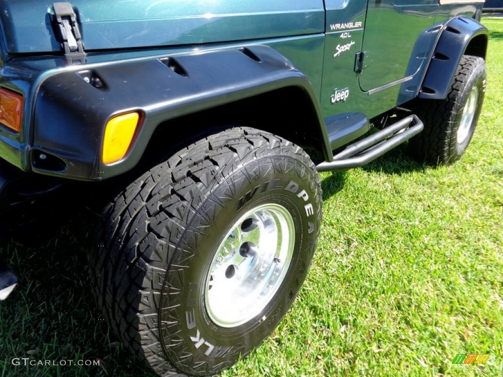 2001 Wrangler Sport 4x4 - Forest Green / Camel photo #34