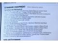 2014 Porsche Panamera Standard Panamera Model Window Sticker