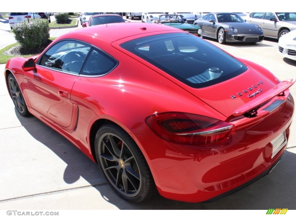 2014 Cayman S - Guards Red / Black photo #5