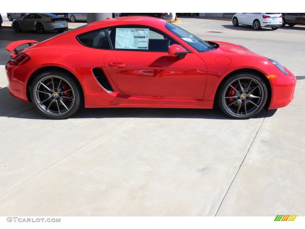 2014 Cayman S - Guards Red / Black photo #8