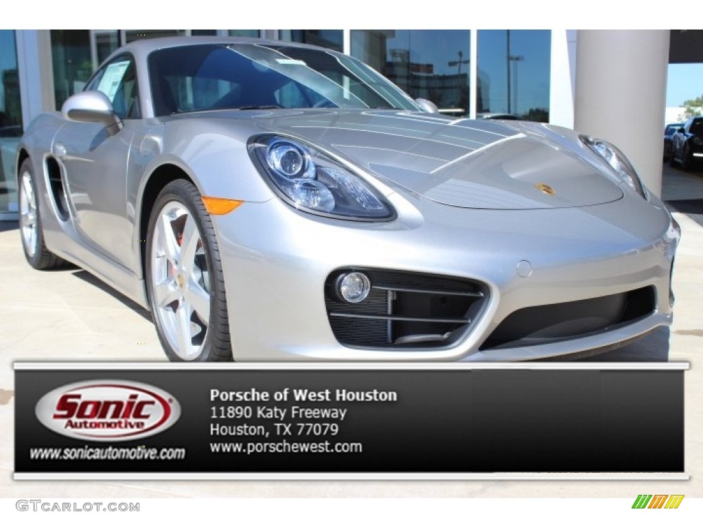 Platinum Silver Metallic Porsche Cayman
