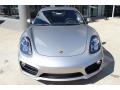 2014 Platinum Silver Metallic Porsche Cayman S  photo #2