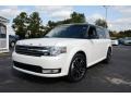 White Suede 2014 Ford Flex SEL Exterior