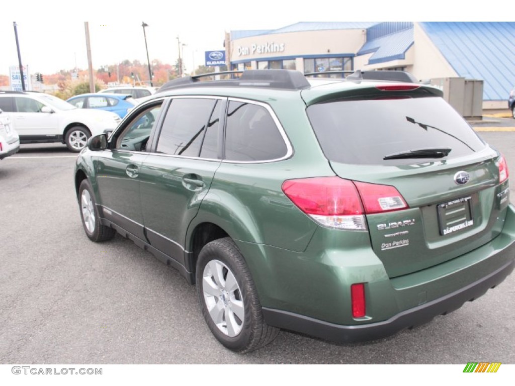 2012 Outback 2.5i Limited - Cypress Green Pearl / Warm Ivory photo #10