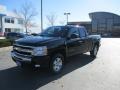 2011 Black Chevrolet Silverado 1500 LT Extended Cab 4x4  photo #2