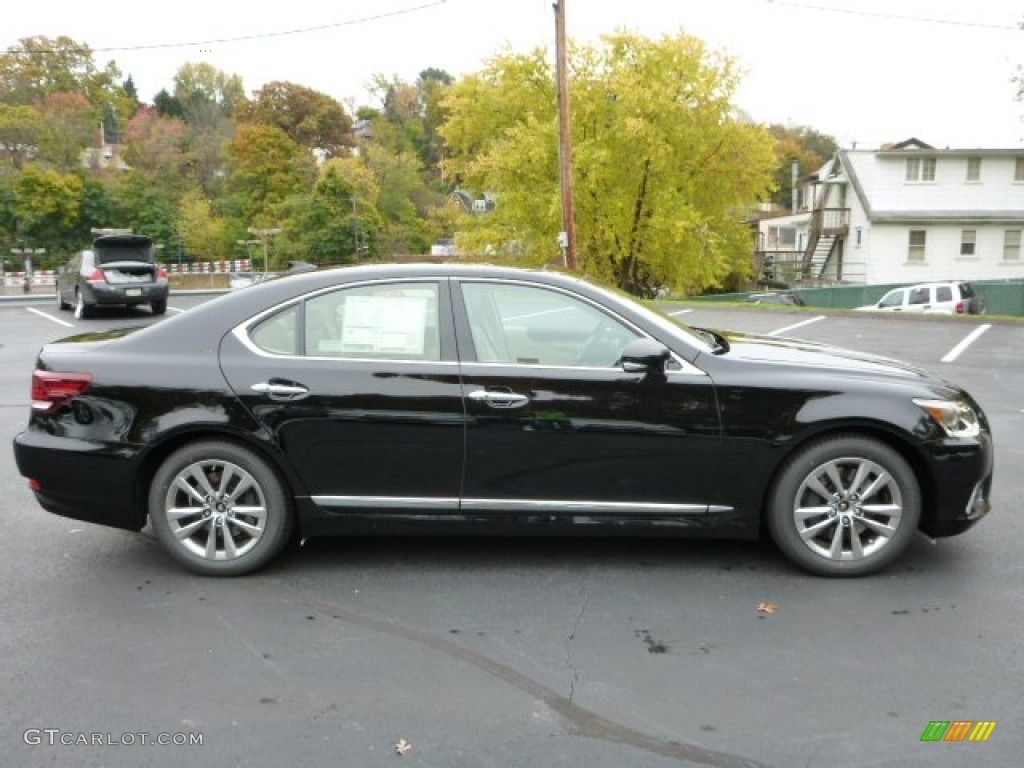 Obsidian Black 2014 Lexus LS 460 AWD Exterior Photo #87491774