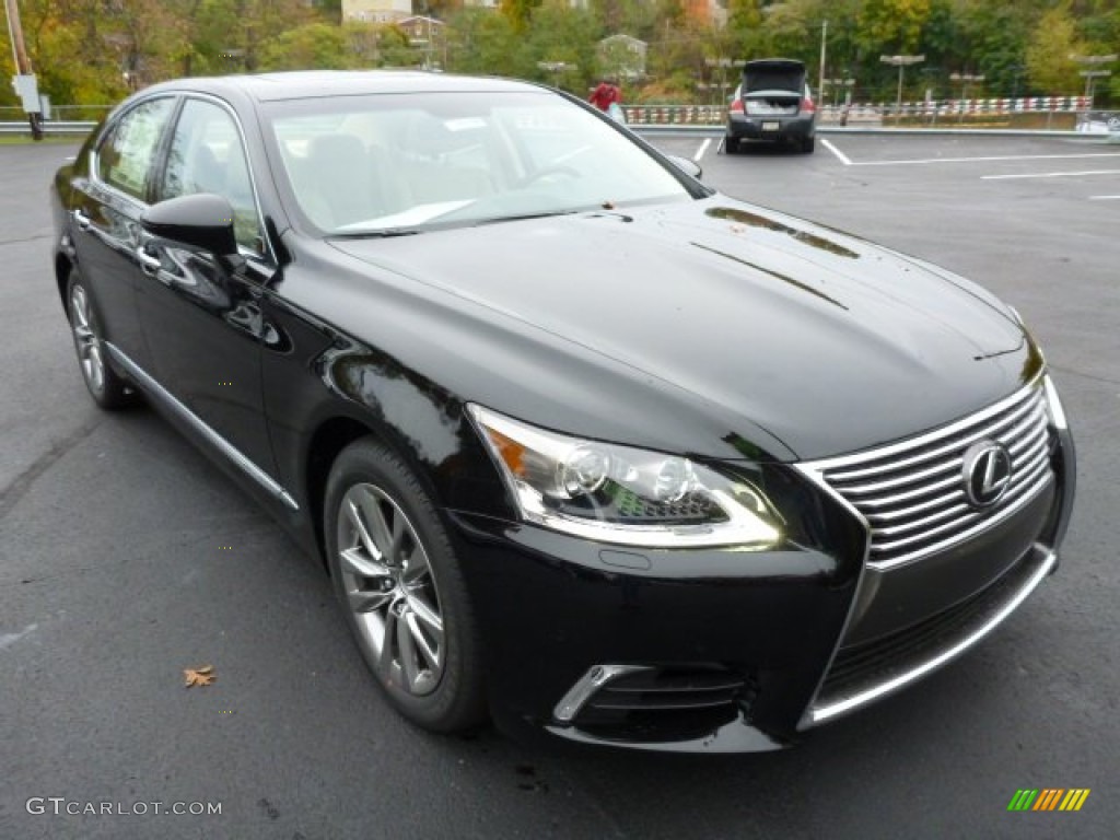 Obsidian Black 2014 Lexus LS 460 AWD Exterior Photo #87491783