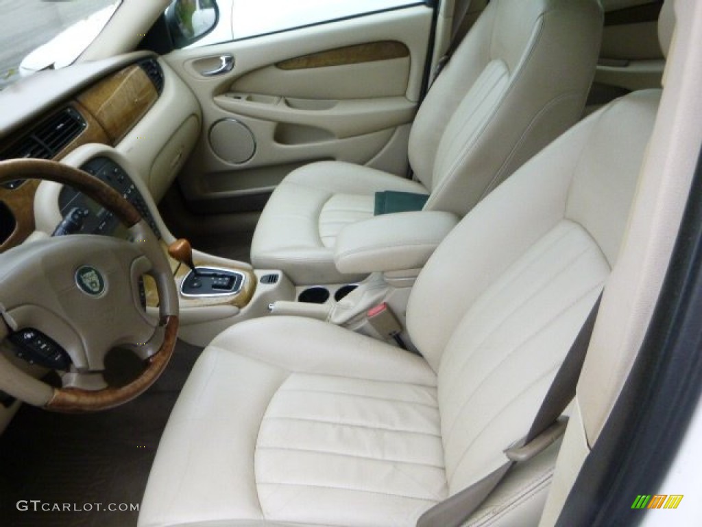 2003 X-Type 2.5 - White Onyx / Ivory photo #7
