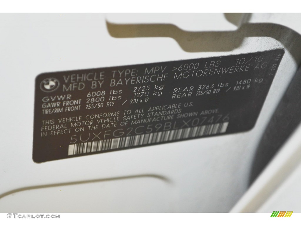 2011 X6 xDrive35i - Alpine White / Sand Beige photo #11