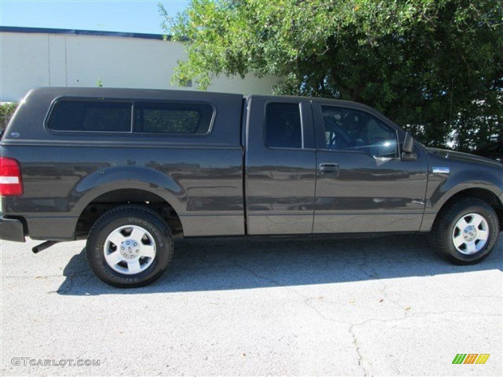 2005 F150 STX SuperCab - Dark Shadow Grey Metallic / Medium Flint Grey photo #3