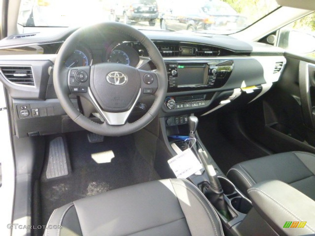 2014 Corolla S - Super White / Black photo #12