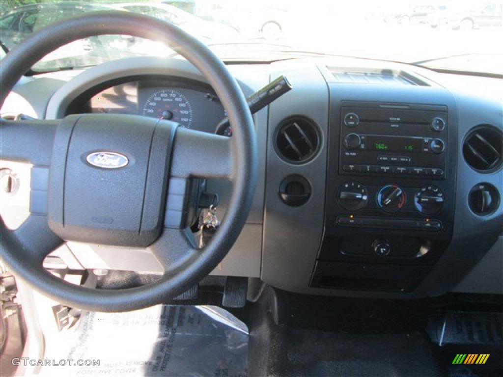 2005 F150 STX SuperCab - Dark Shadow Grey Metallic / Medium Flint Grey photo #11