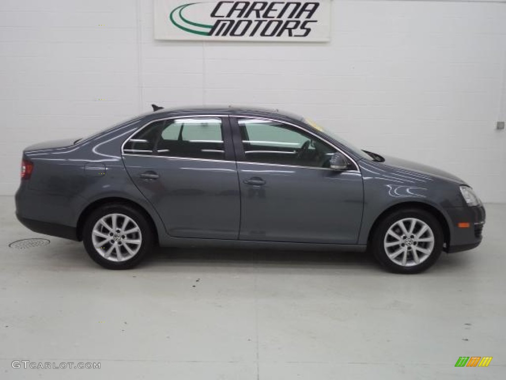 2010 Jetta SE Sedan - Platinum Grey Metallic / Titan Black photo #4