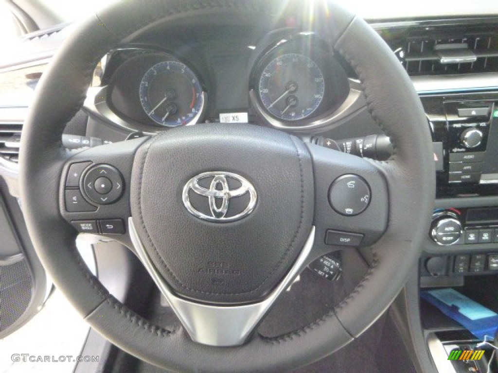 2014 Corolla S - Super White / Black photo #17