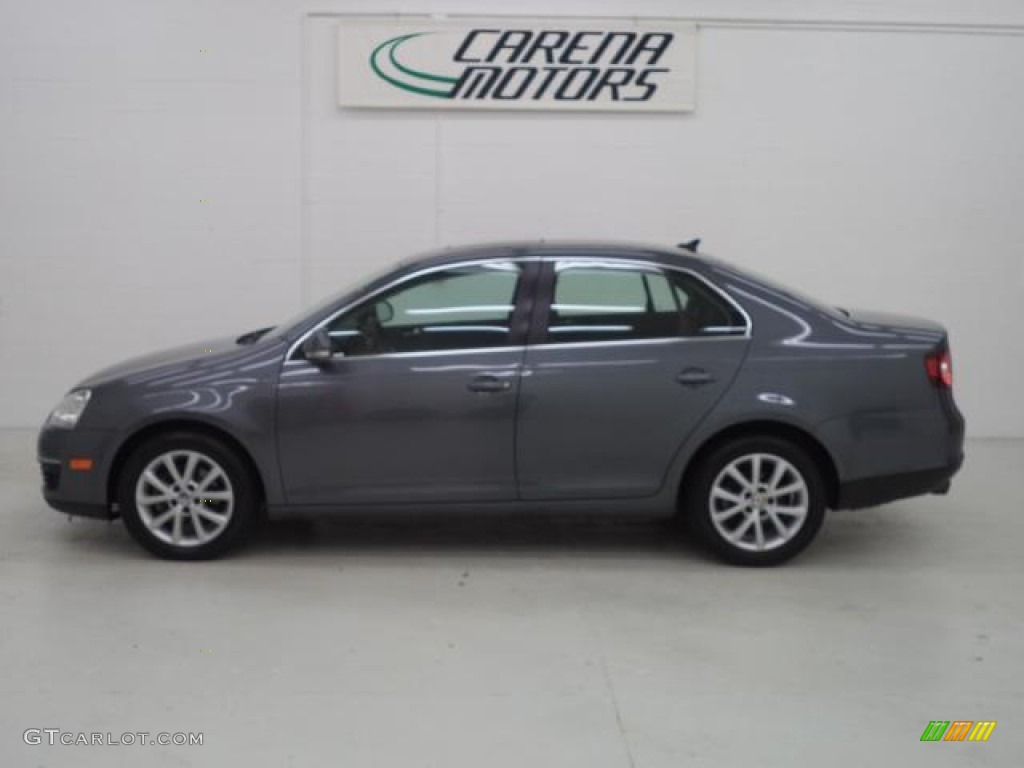 2010 Jetta SE Sedan - Platinum Grey Metallic / Titan Black photo #5