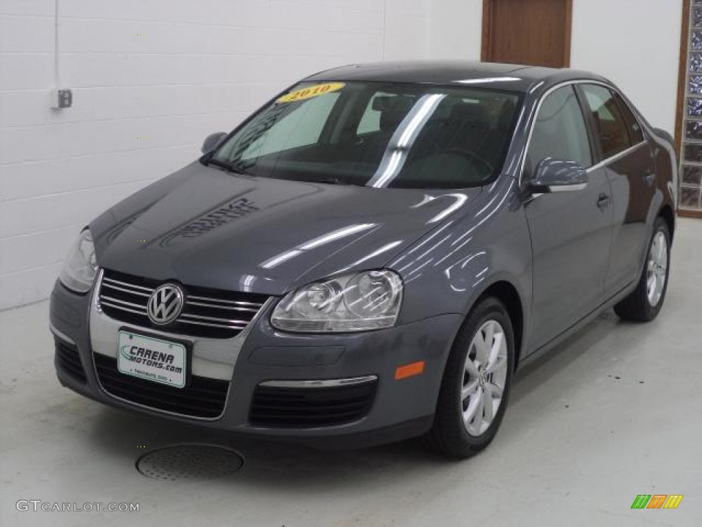 2010 Jetta SE Sedan - Platinum Grey Metallic / Titan Black photo #13