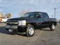 2007 Black Chevrolet Silverado 1500 LT Crew Cab  photo #2