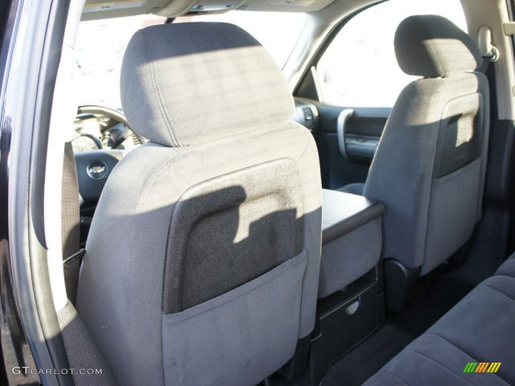 2007 Silverado 1500 LT Crew Cab - Black / Dark Titanium Gray photo #8