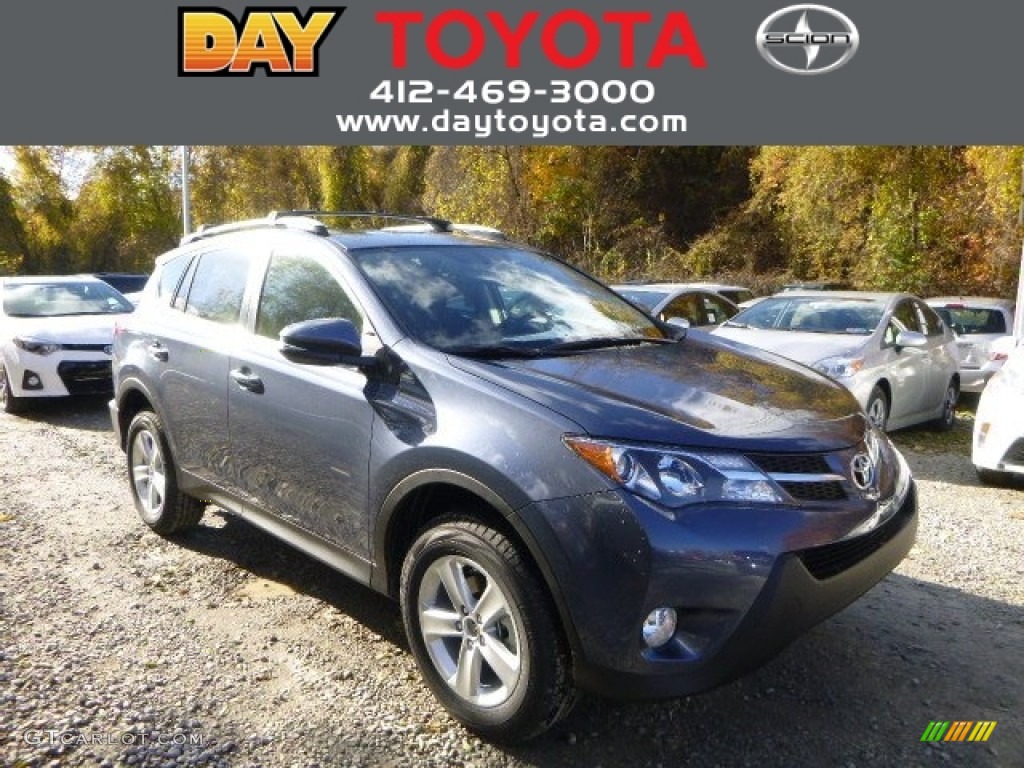 2013 RAV4 XLE AWD - Shoreline Blue Pearl / Black photo #1