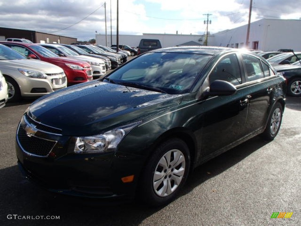 2014 Cruze LS - Rainforest Green Metallic / Jet Black/Medium Titanium photo #1
