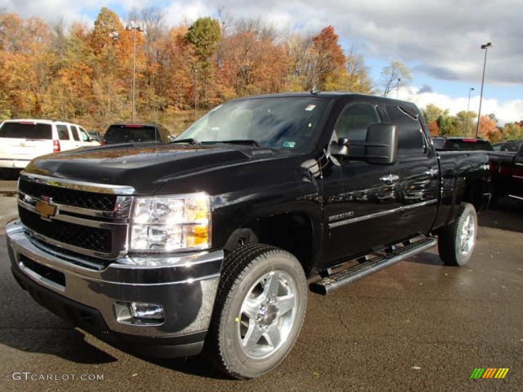 2014 Silverado 2500HD LT Crew Cab 4x4 - Black / Ebony photo #1