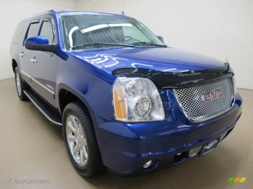 2010 Yukon XL Denali AWD - Laser Blue Metallic / Ebony photo #1