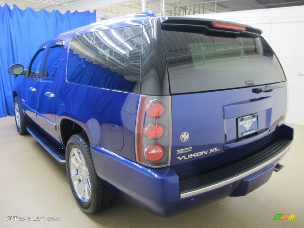 2010 Yukon XL Denali AWD - Laser Blue Metallic / Ebony photo #6