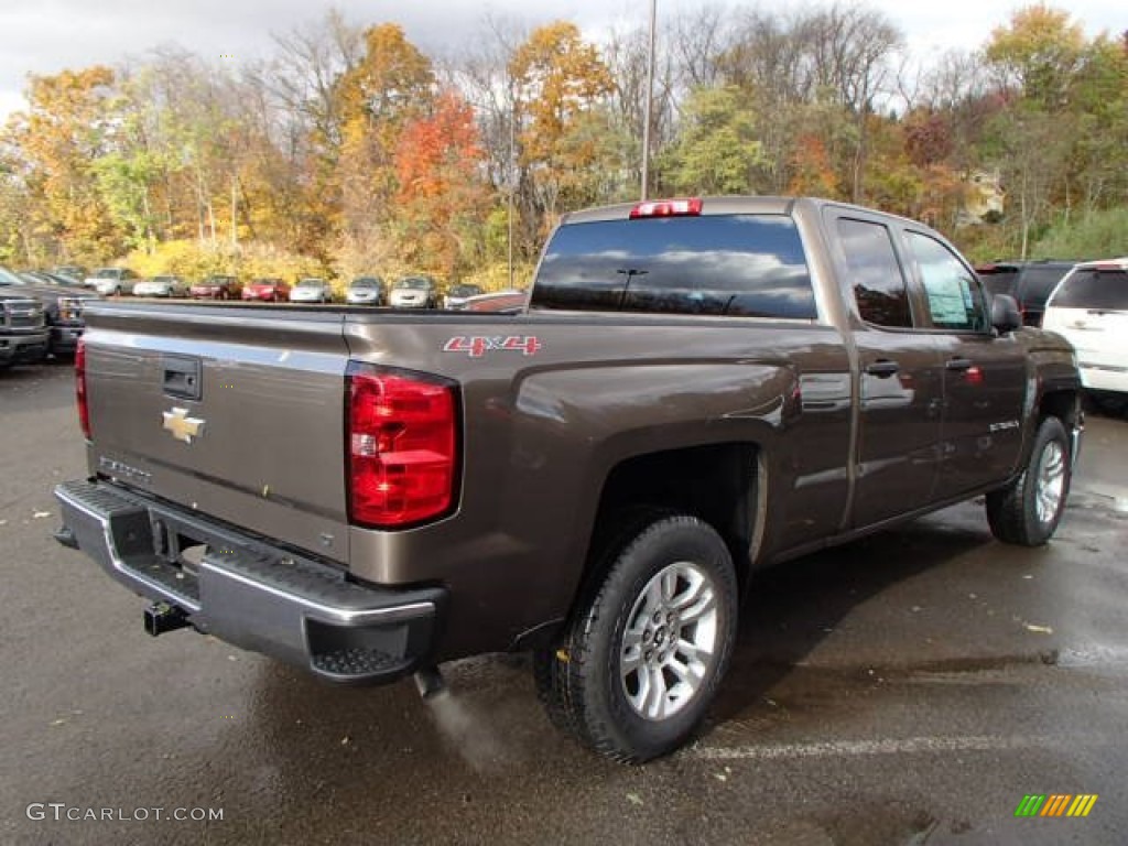 2014 Silverado 1500 LT Double Cab 4x4 - Brownstone Metallic / Jet Black photo #5