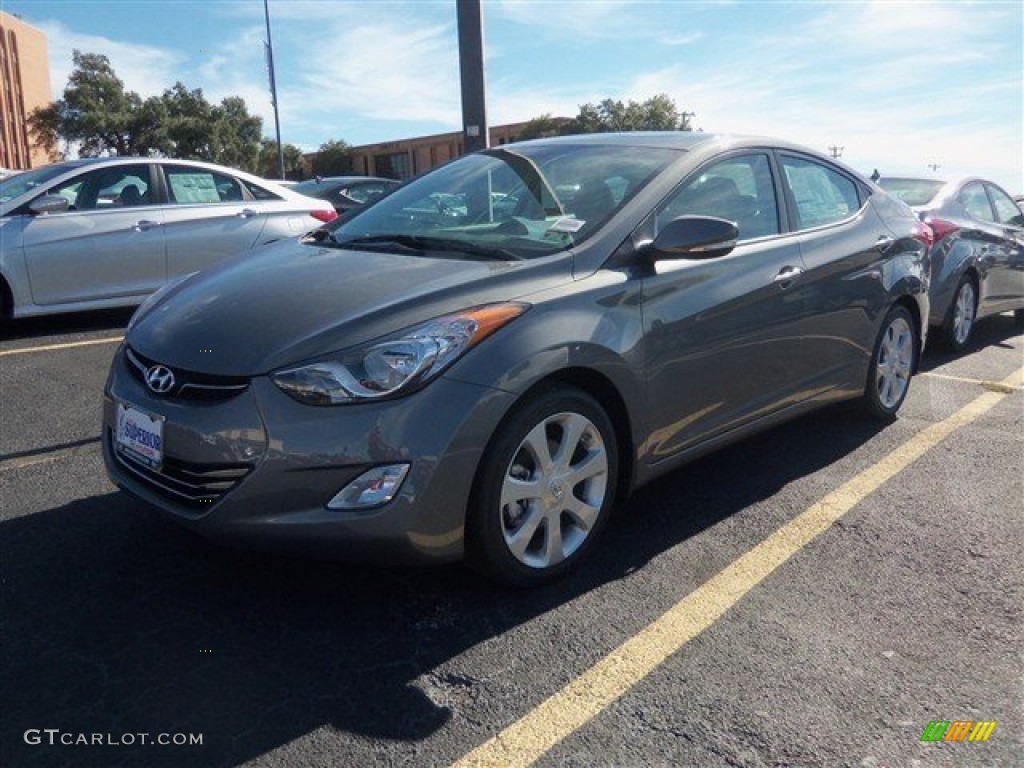 2013 Elantra Limited - Harbor Gray Metallic / Gray photo #1