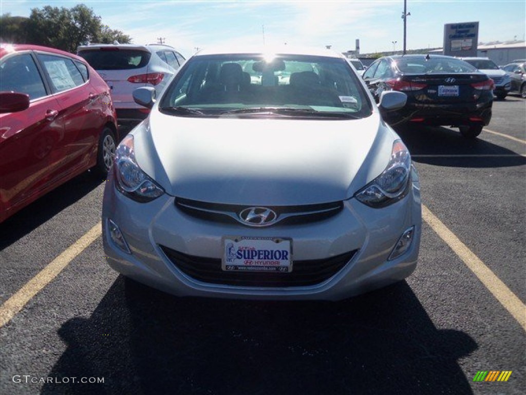 2013 Elantra GLS - Silver / Gray photo #2