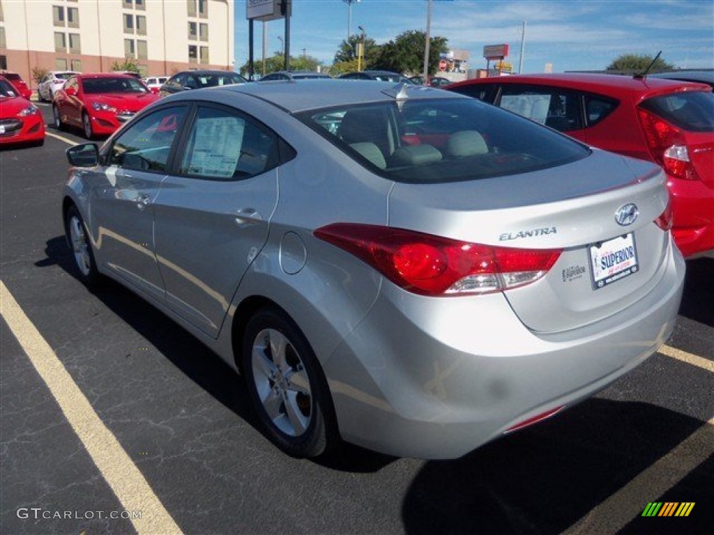 2013 Elantra GLS - Silver / Gray photo #4