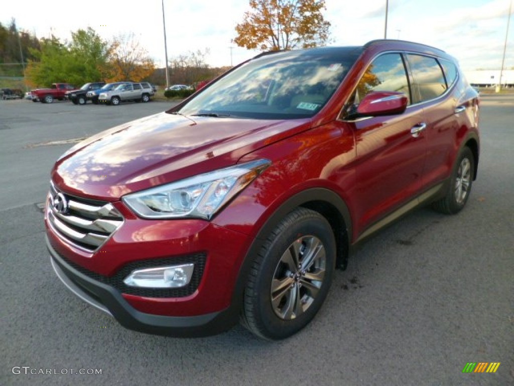 Serrano Red 2014 Hyundai Santa Fe Sport AWD Exterior Photo #87501967