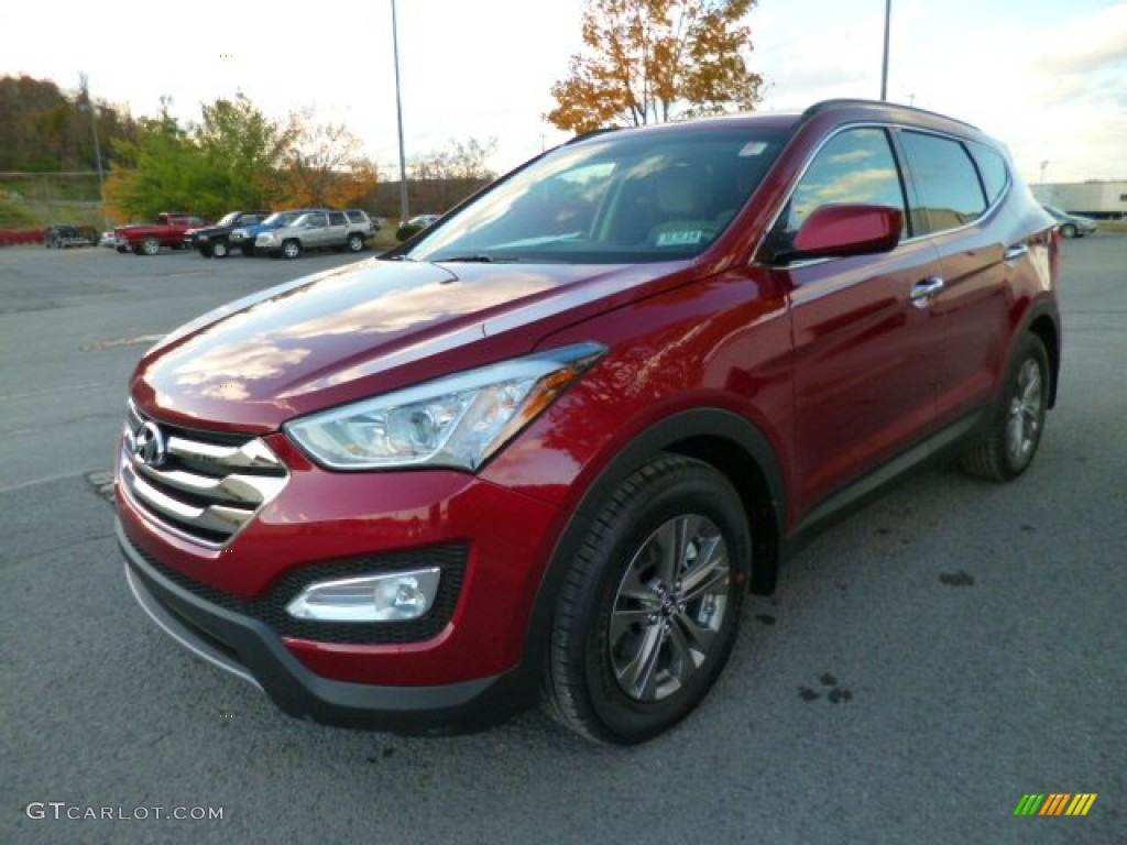 Serrano Red 2014 Hyundai Santa Fe Sport AWD Exterior Photo #87502855