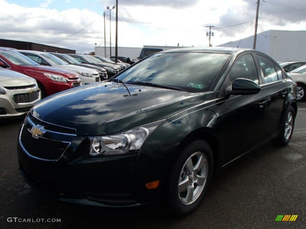 2014 Cruze LT - Rainforest Green Metallic / Jet Black photo #1