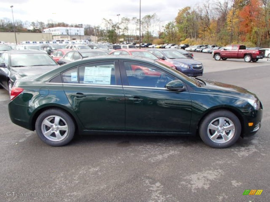 2014 Cruze LT - Rainforest Green Metallic / Jet Black photo #4