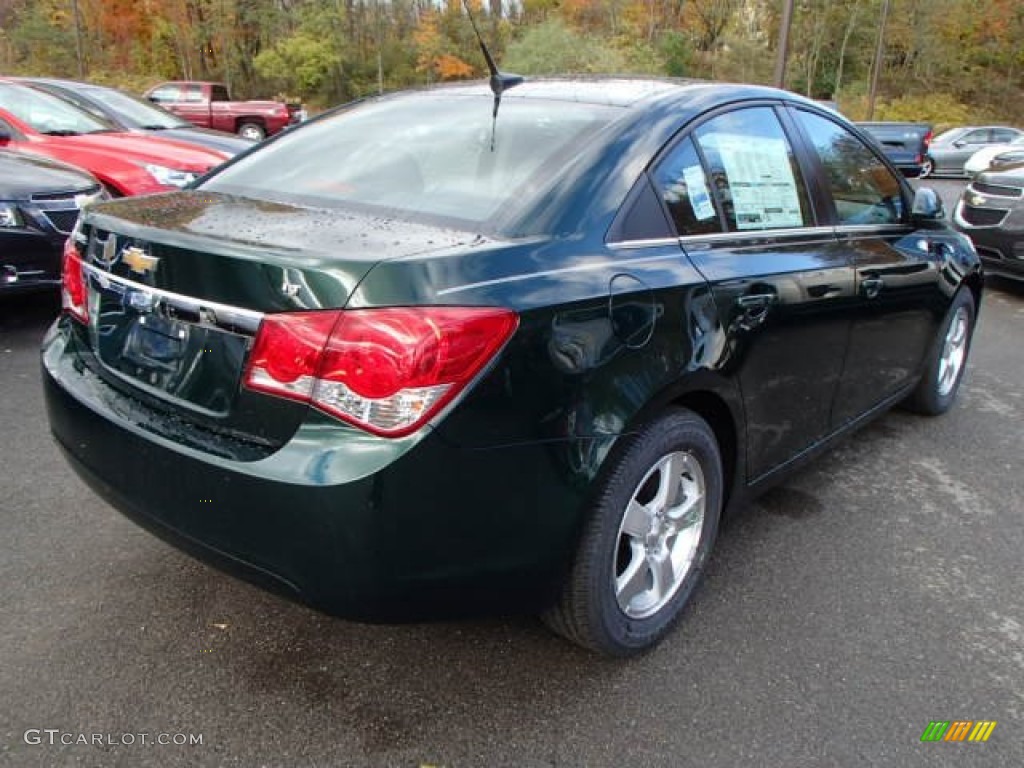 2014 Cruze LT - Rainforest Green Metallic / Jet Black photo #5